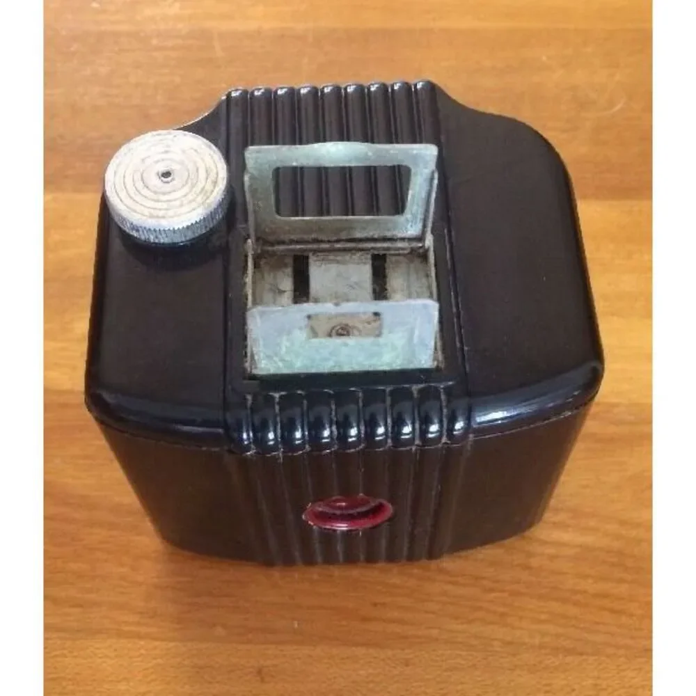 Vintage 1930s Kodak Baby Brownie Camera Black Bakelite Art Deco Collectible USA‎